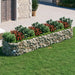 Gabion høybed galvanisert jern 400x100x50 cm