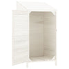 Hageskur hvit 55x52x112 cm heltre gran