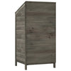 Hageskur antrasitt 55x52x112 cm heltre gran