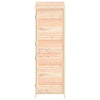 Hageskur 55x52x174,5 cm heltre gran