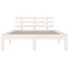 Sengeramme hvit heltre 140x190 cm