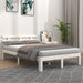Sengeramme hvit heltre 140x190 cm