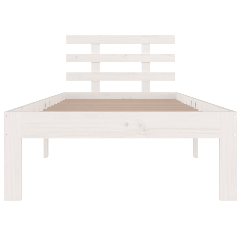 Sengeramme hvit heltre 90x200 cm
