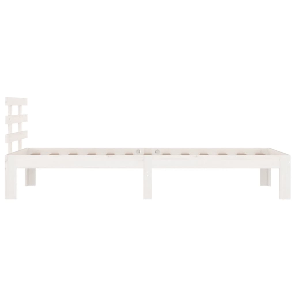 Sengeramme hvit heltre 90x200 cm
