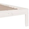 Sengeramme hvit heltre 90x200 cm