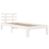 Sengeramme hvit heltre 100x200 cm