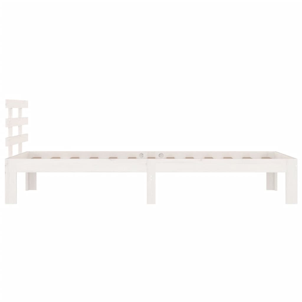 Sengeramme hvit heltre 100x200 cm