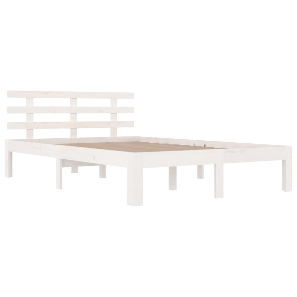 Sengeramme hvit heltre 140x200 cm