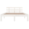 Sengeramme hvit heltre 140x200 cm