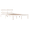 Sengeramme hvit heltre 150x200 cm King Size