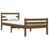 Sengeramme honningbrun heltre 75x190 cm Small Single