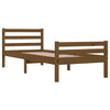 Sengeramme honningbrun heltre 75x190 cm Small Single