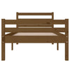Sengeramme honningbrun heltre 75x190 cm Small Single