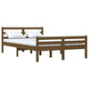 Sengeramme honningbrun heltre 120x190 cm Small Double