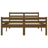 Sengeramme honningbrun heltre 120x190 cm Small Double
