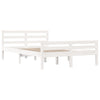 Sengeramme hvit heltre 135x190 cm Double
