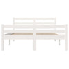 Sengeramme hvit heltre 135x190 cm Double