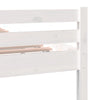 Sengeramme hvit heltre 135x190 cm Double