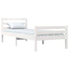 Sengeramme hvit heltre 100x200 cm