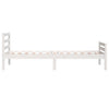 Sengeramme hvit heltre 100x200 cm