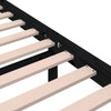 Sengeramme svart heltre 100x200 cm