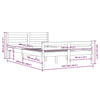 Sengeramme svart heltre 120x200 cm