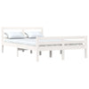 Sengeramme hvit heltre 150x200 cm King Size