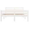 Sengeramme hvit heltre 150x200 cm King Size