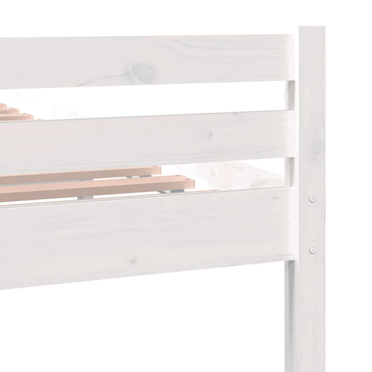 Sengeramme hvit heltre 150x200 cm King Size