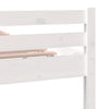 Sengeramme hvit heltre 150x200 cm King Size