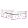 Sengeramme hvit heltre 150x200 cm King Size