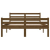 Sengeramme honningbrun heltre 150x200 cm King Size