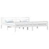 Sengeramme hvit heltre 180x200 cm Super King