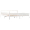 Sengeramme hvit heltre 180x200 cm Super King