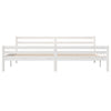 Sengeramme hvit heltre 180x200 cm Super King