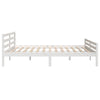 Sengeramme hvit heltre 180x200 cm Super King