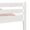 Sengeramme hvit heltre 180x200 cm Super King