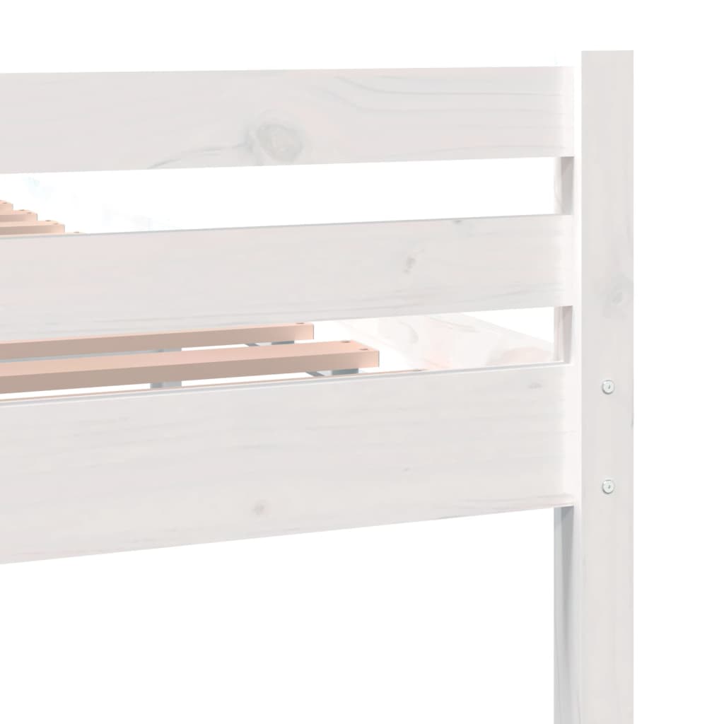 Sengeramme hvit heltre 200x200 cm