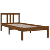 Sengeramme honningbrun heltre 75x190 cm Small Single
