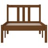 Sengeramme honningbrun heltre 75x190 cm Small Single