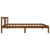 Sengeramme honningbrun heltre 90x200 cm