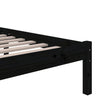 Sengeramme svart heltre 90x200 cm