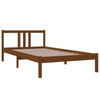 Sengeramme honningbrun heltre 100x200 cm