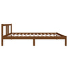 Sengeramme honningbrun heltre 100x200 cm