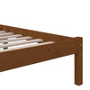 Sengeramme honningbrun heltre 100x200 cm