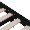 Sengeramme svart heltre 100x200 cm