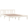 Sengeramme hvit heltre 140x200 cm
