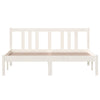 Sengeramme hvit heltre 140x200 cm