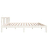 Sengeramme hvit heltre 140x200 cm
