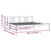 Sengeramme honningbrun heltre 200x200 cm